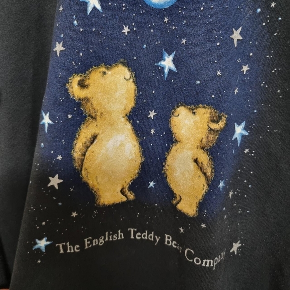Vtg teddy bear sweater with design on front and back.Size medium - Picture 4 of 4